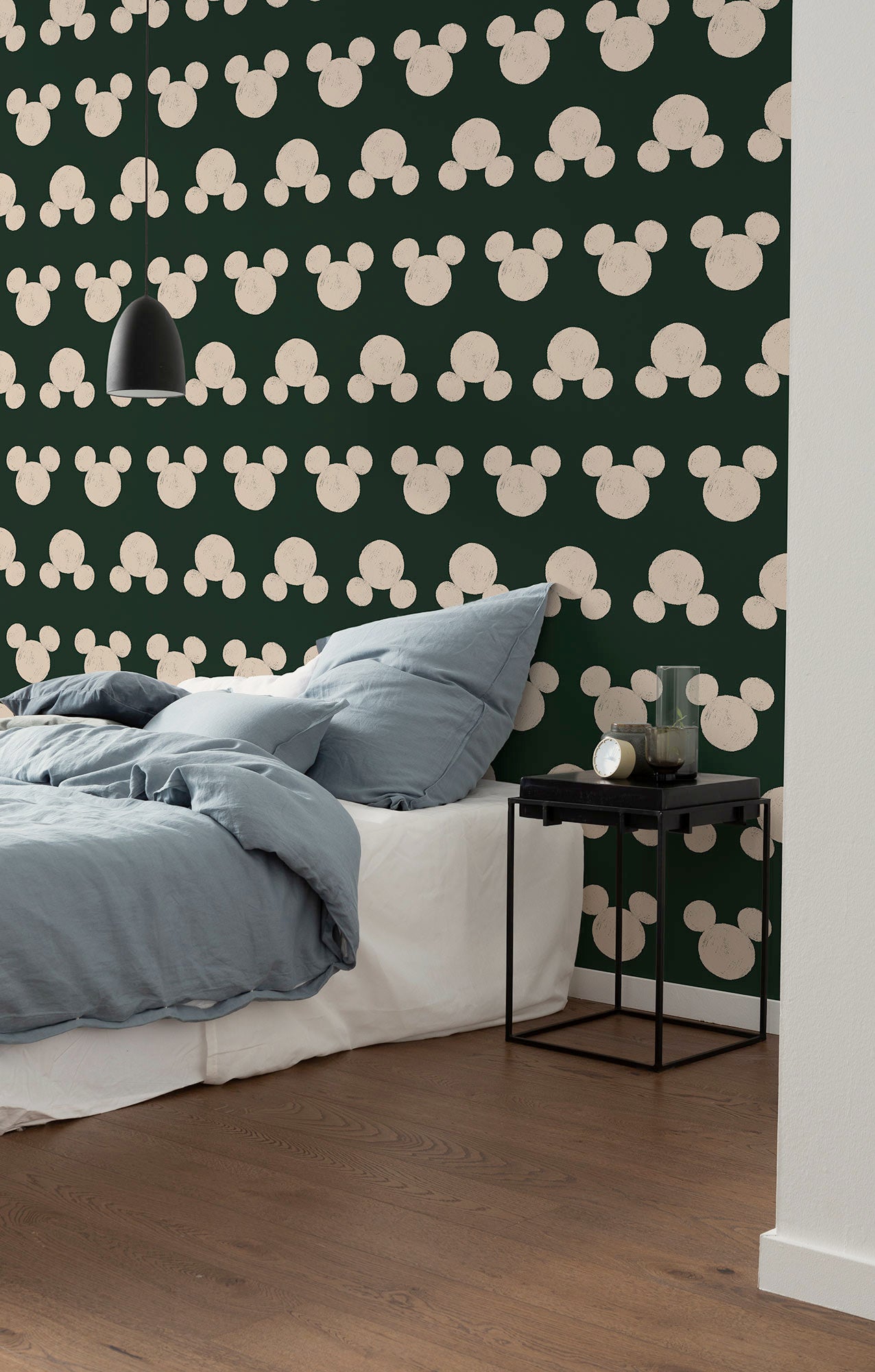 Disney Mickey Mouse Green Heads Fototapet 200cmx250cm