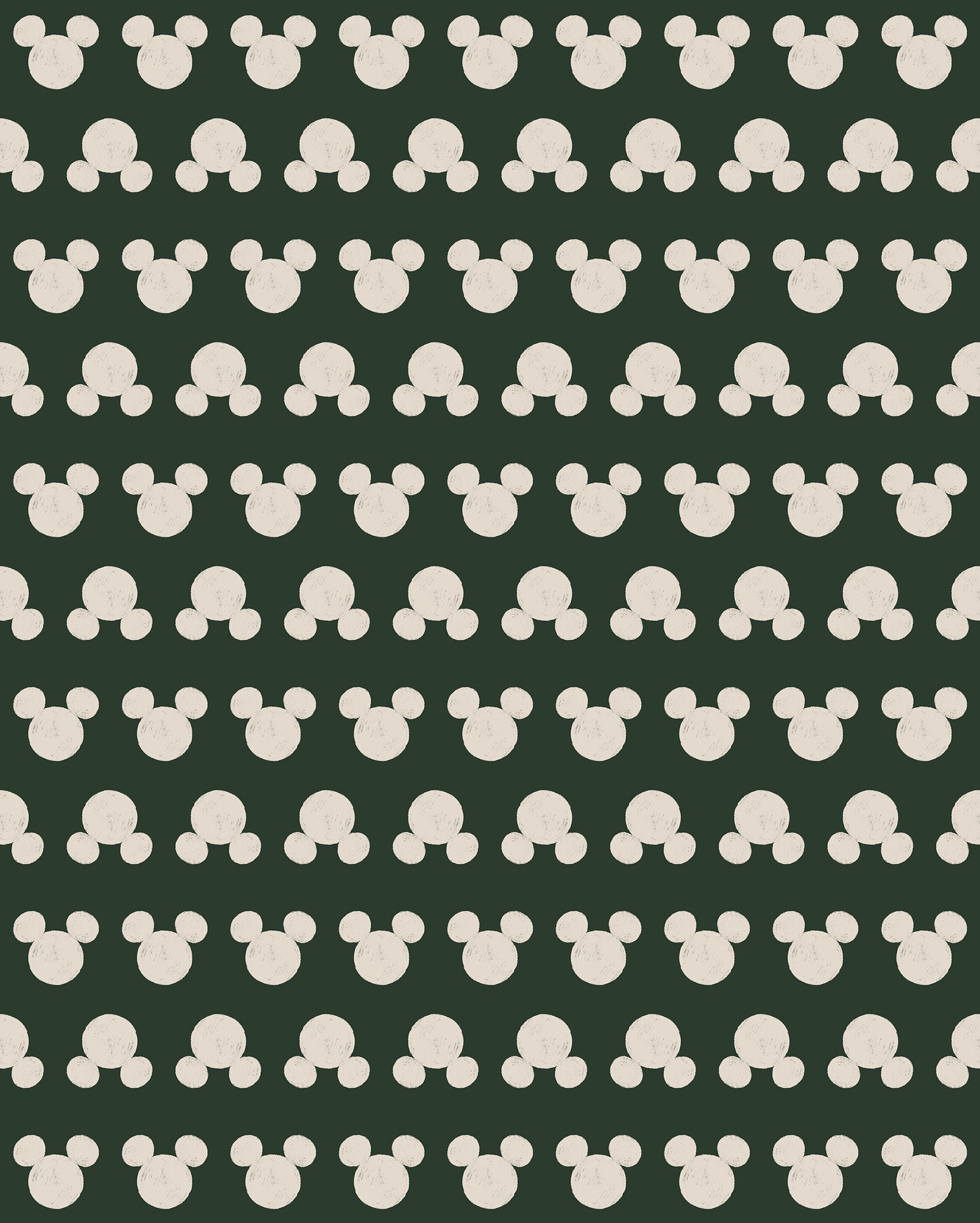 Disney Mickey Mouse Green Heads Fototapet 200cmx250cm