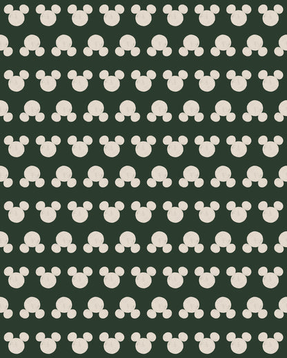 Disney Mickey Mouse Green Heads Fototapet 200cmx250cm