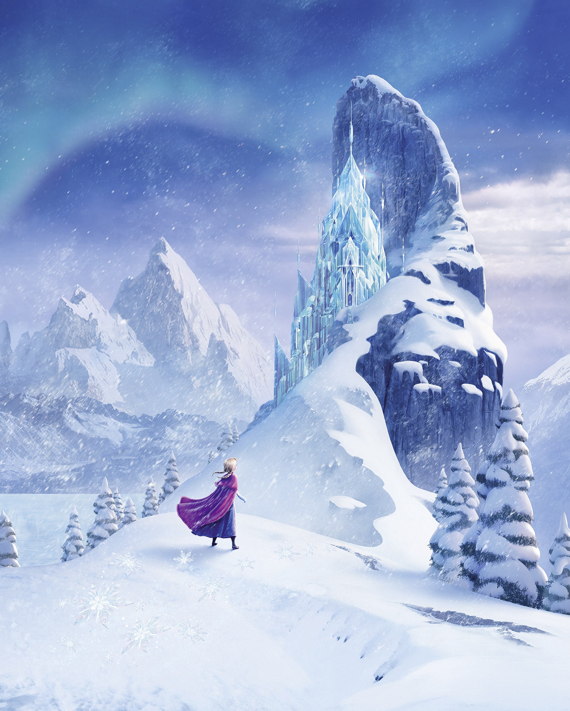 Disney Frozen Ice Castle Fototapet 200cmx250cm.