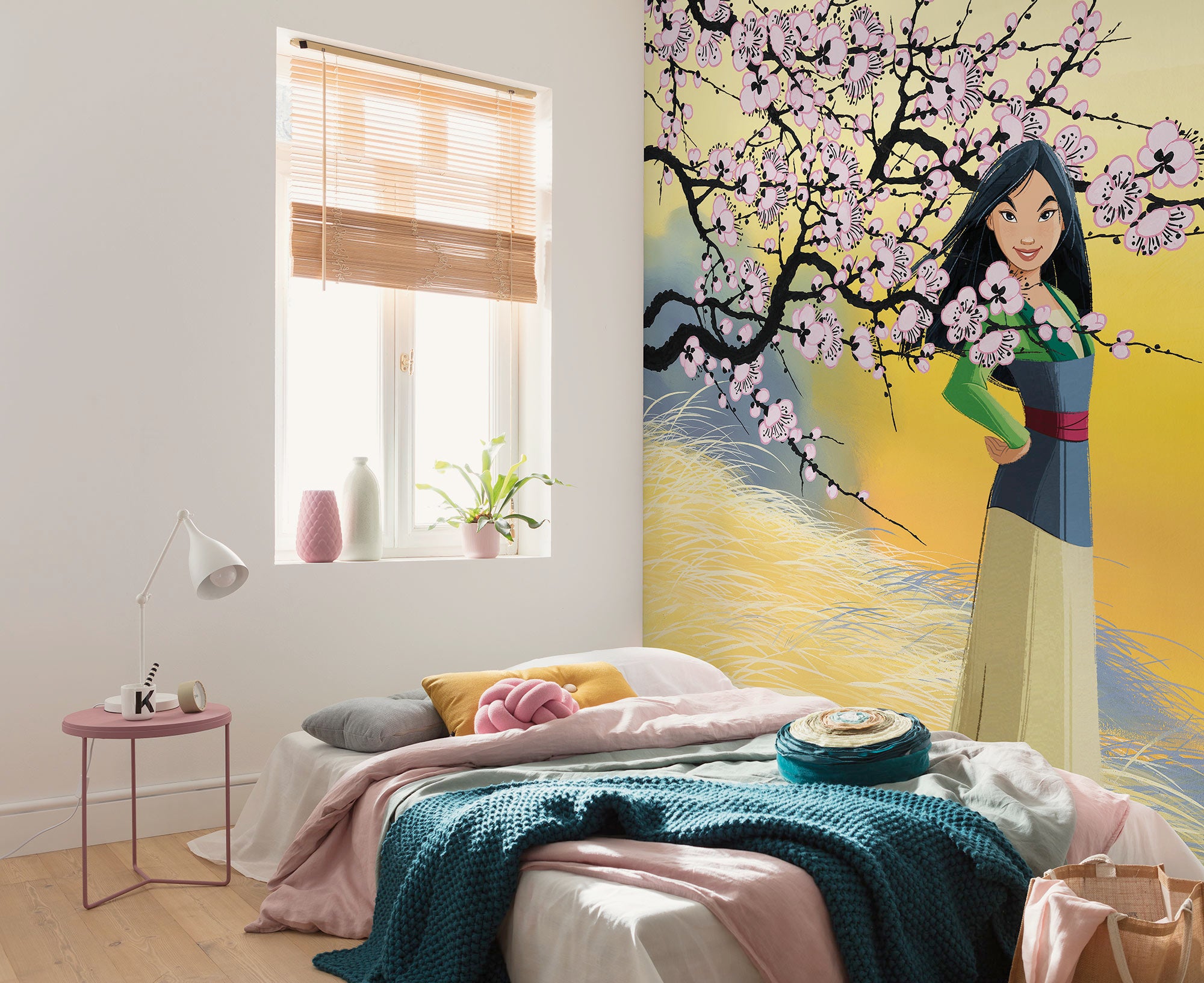 Disney Mulan Cherry Blossoms Fototapet 200cmx250cm.