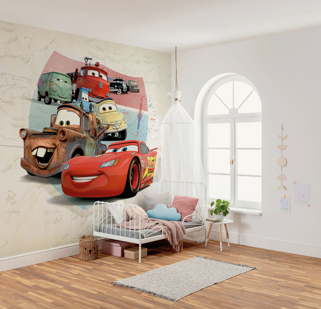 Disney and Pixar Cars Open Road Fototapet 250cmx250cm.