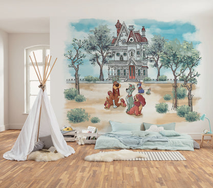 Disney Lady and The Tramp Sweet Home Fototapet 300cmx250cm.