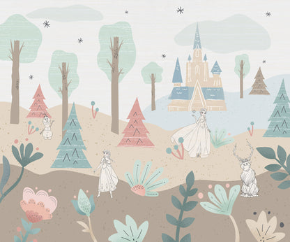 Disney Frozen Castle Playground Fototapet 300cmx250cm.