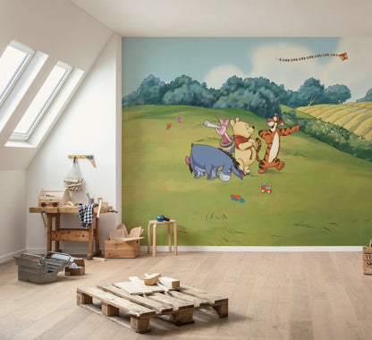 Disney Winnie The Pooh Adventure Fototapet 300cmx250cm.