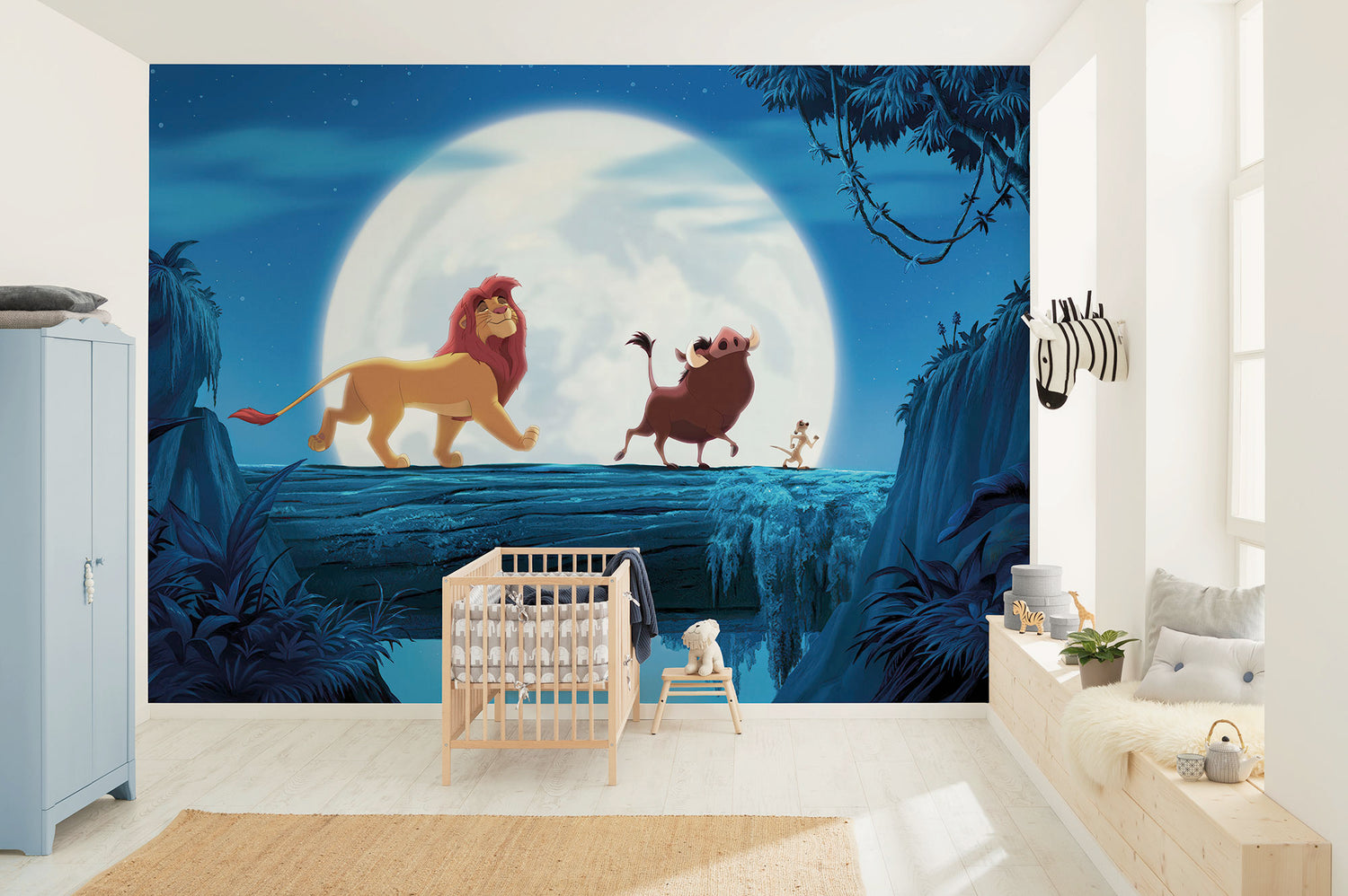 Disney The Lion King Full Moon Walk Fototapet 350cmx250xm