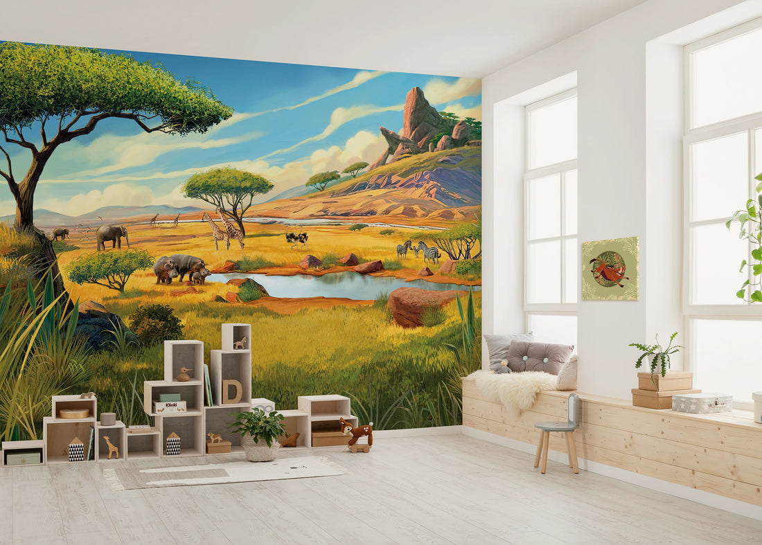 Disney The Lion King Savanna Fototapet 350cmx250cm.