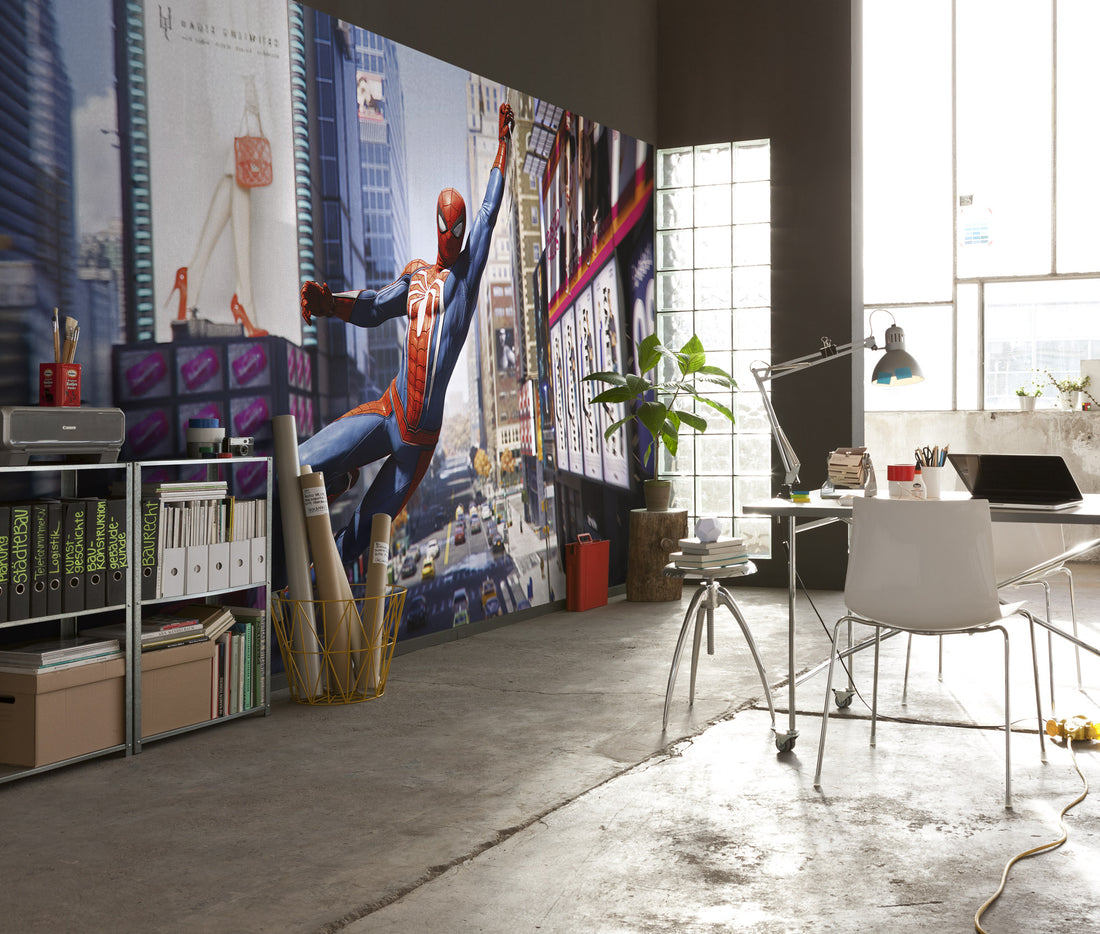 Marvel Spider-Man City Swing Fototapet 400cmx250cm.