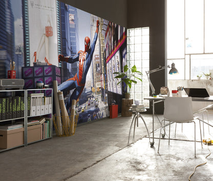 Marvel Spider-Man City Swing Fototapet 400cmx250cm.