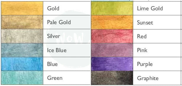 Derwent Metallic Watercolour Paint Pan Set 12stk.
