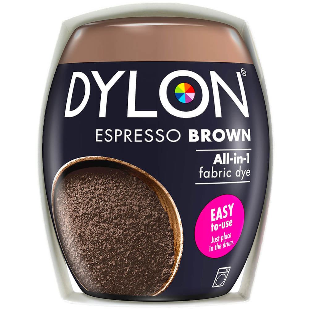 DYLON tøjfarve Espresso brown - mørk brun