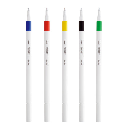 Uni Emott ever fine Liner no. 1  5stk. Pk.