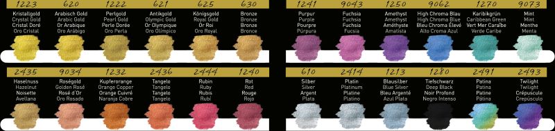 Fine Tec Pearlescent Colours 24stk.