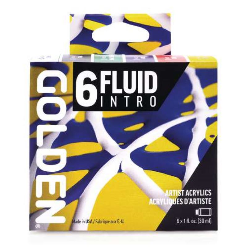 Golden Fluid Intro sæt 6 x 30ml.