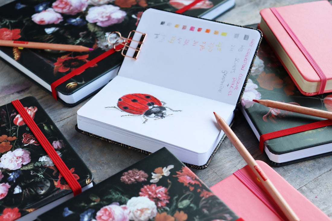 Art Creation Sketch Book Blomstret 13 x 21cm