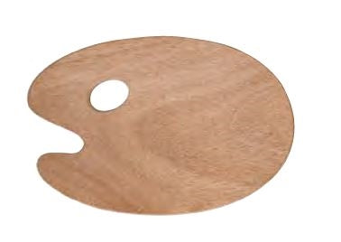 Træpalette oval