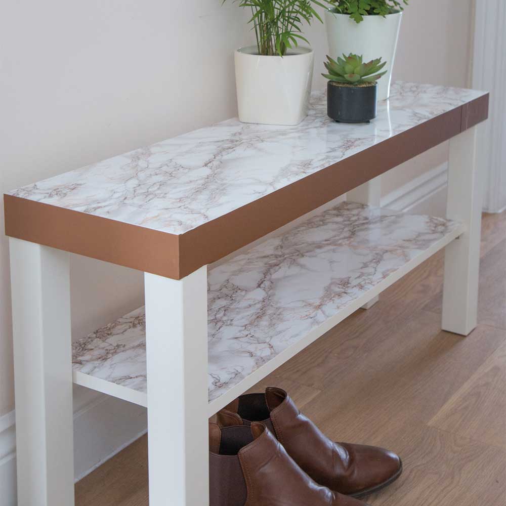 Selvklæbende folie cortes brun