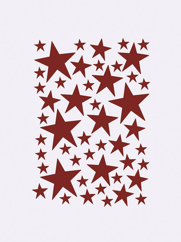 Ferm Mini stars wallsticker rød