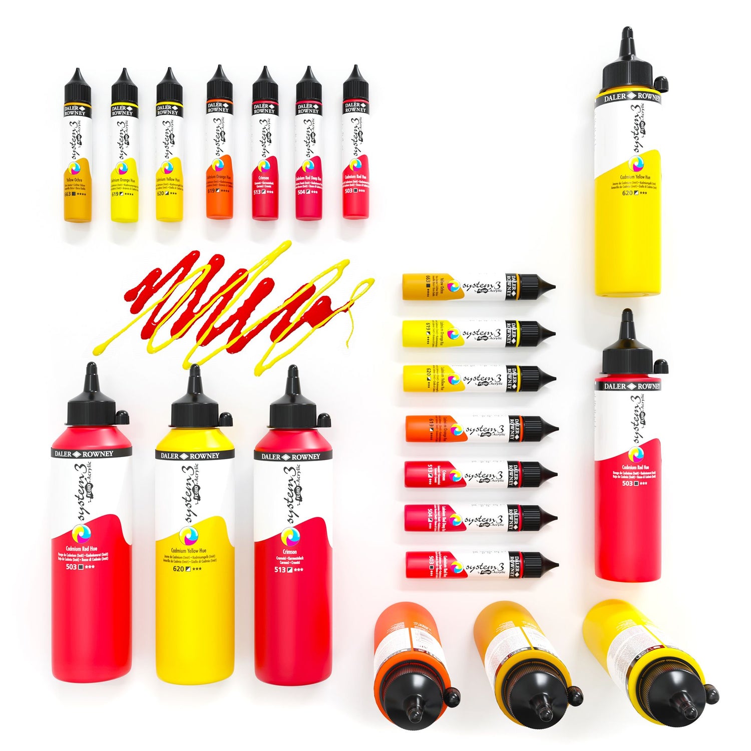 System 3 Fluid Cadmium Yellow Hue