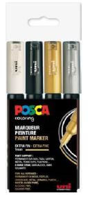 Posca PC1M - 4 pakke