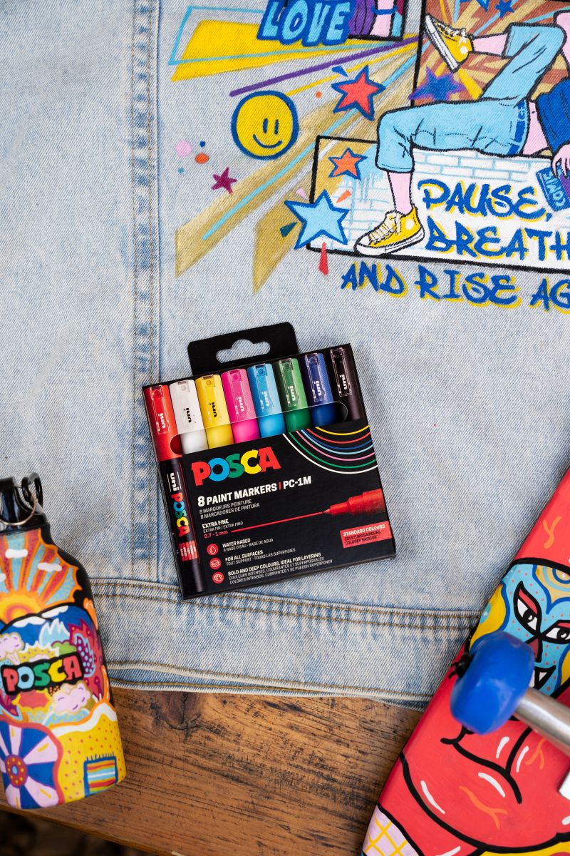 Posca PC1-M 8 pakke standard