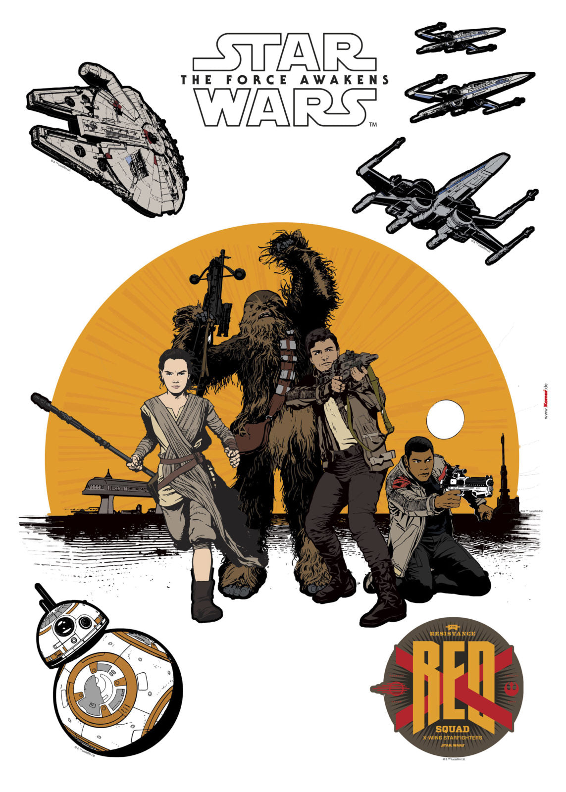 Wallstickers Star Wars Resistance 14025