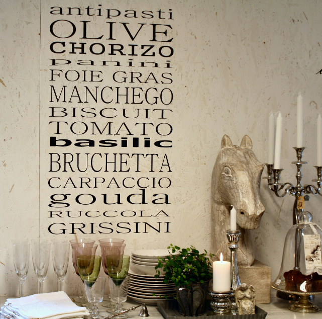 Wallsticker - antipasti