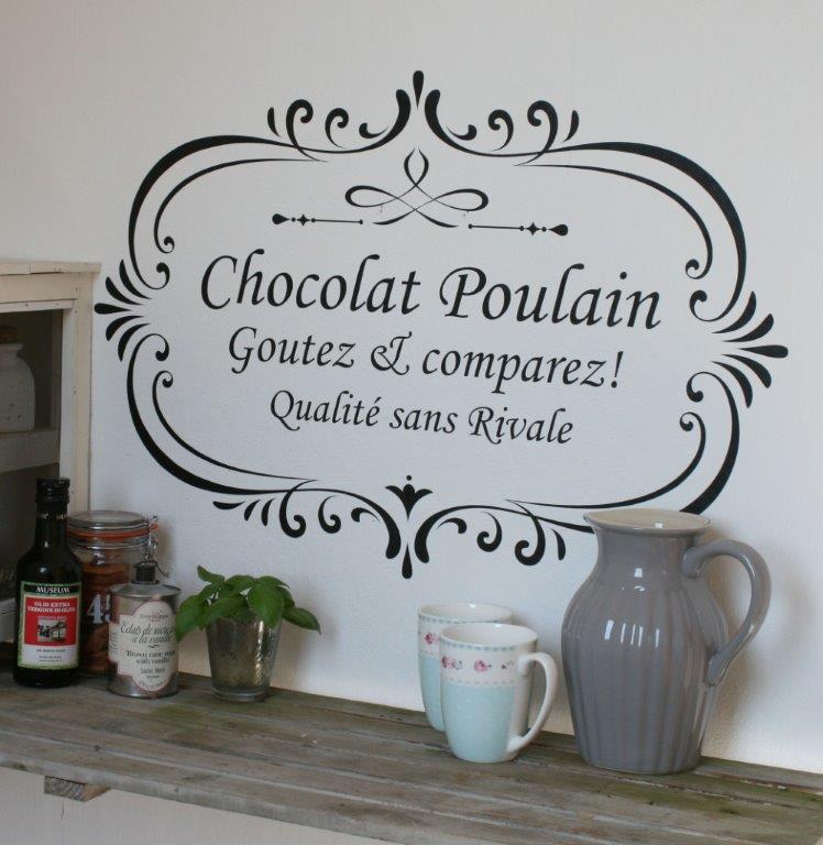 Wallsticker chokolade