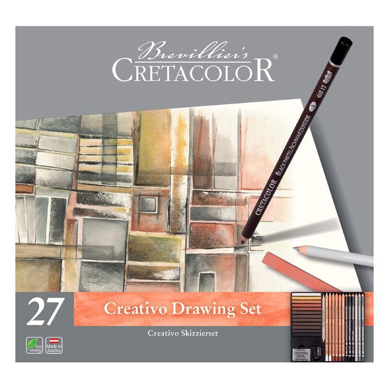 Cretacolor Creativo Drawing sæt 27 dele