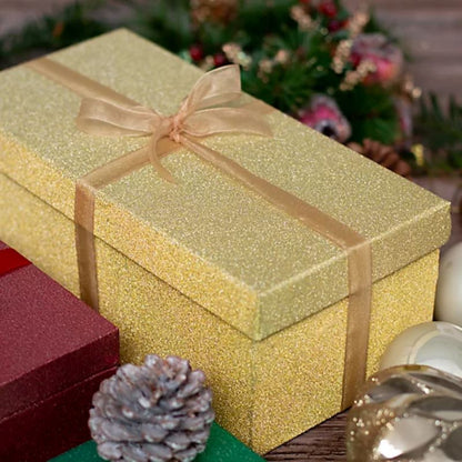 Selvklæbende folie Guld Glitter