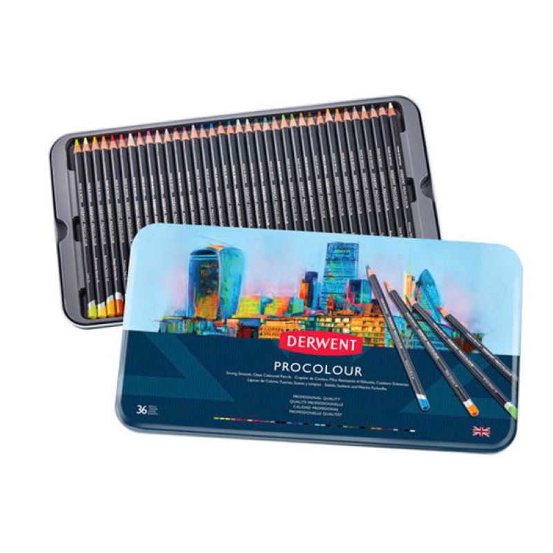 Derwent Procolour farveblyanter 12stk. - 72stk.