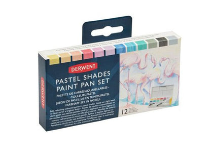 Derwent Pastel Shades Paint Pan sæt 12stk.