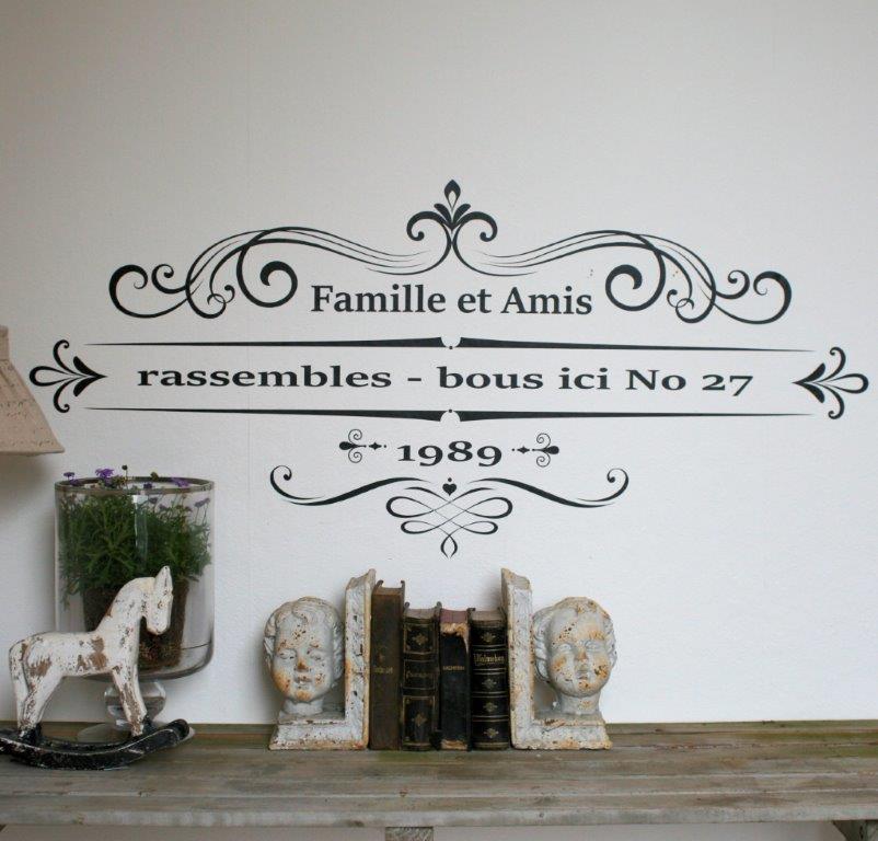 Wallsticker familie