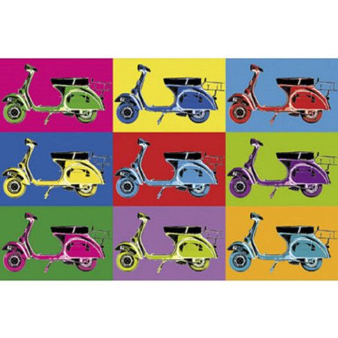 Fototapet Scooter - Scooter 115 x 175cm.