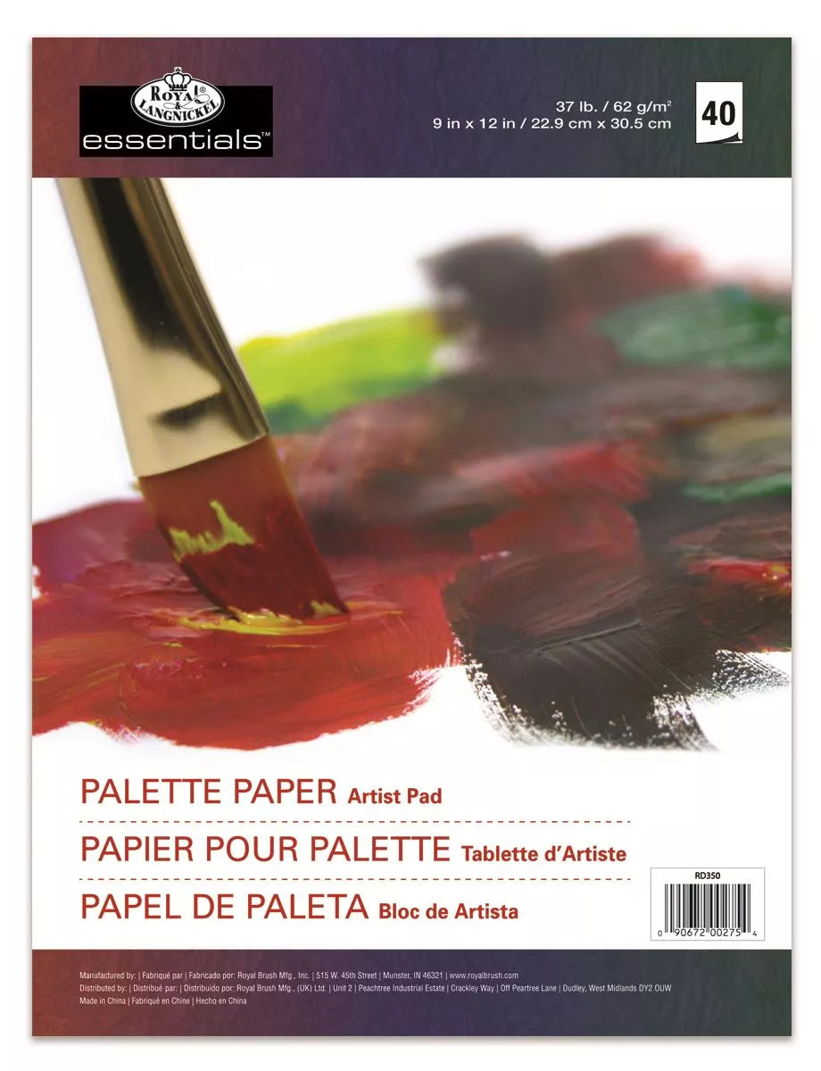 Paper Palette 40 blade 22,9cm. x 30,5cm.