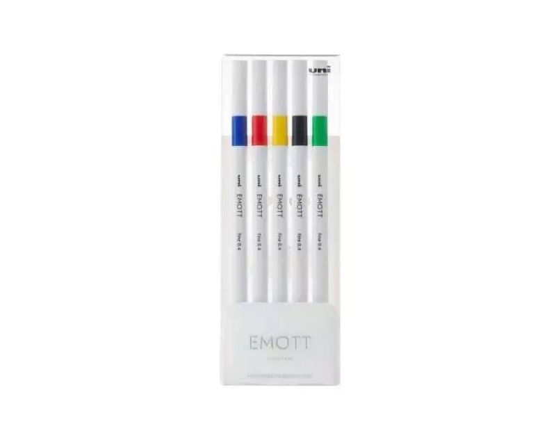 Uni Emott ever fine Liner no. 1 5stk. Pk.